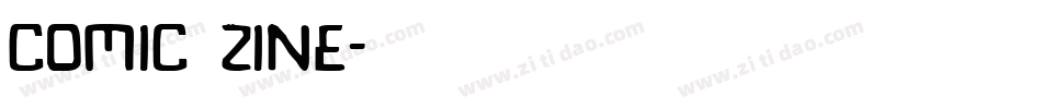 Comic Zine字体转换